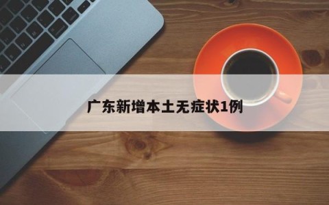 广东新增本土无症状1例